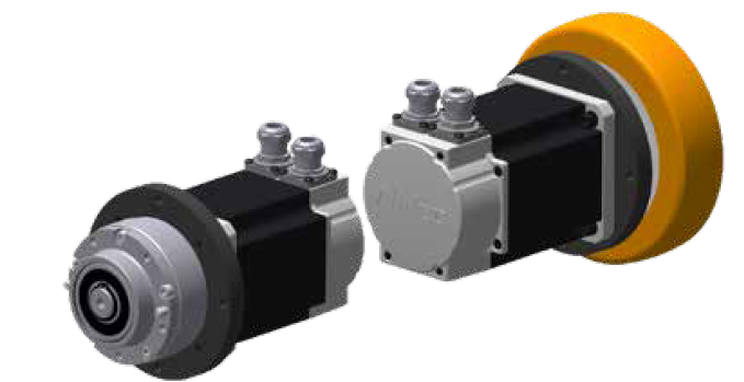 Brushless AGV wheelmotor